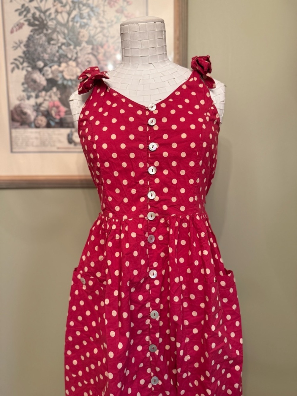 April Cornell Molly Polka Dot Dress - Picture 4 of 15